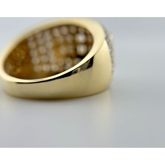 2ctw Baguette & Round Diamond Channel Set Band Ring in 18K Yellow Gold Size 7.5 - Picture 6 of 14